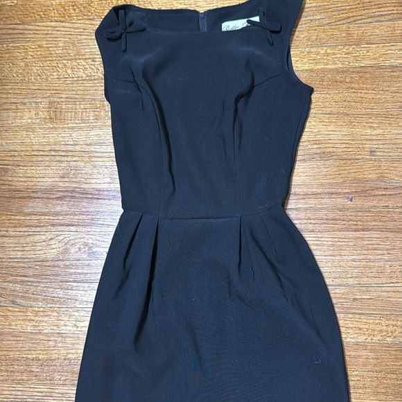 Bettie Page by Tatyana Vintage Style Black Pencil Dress - Picture 10 of 16